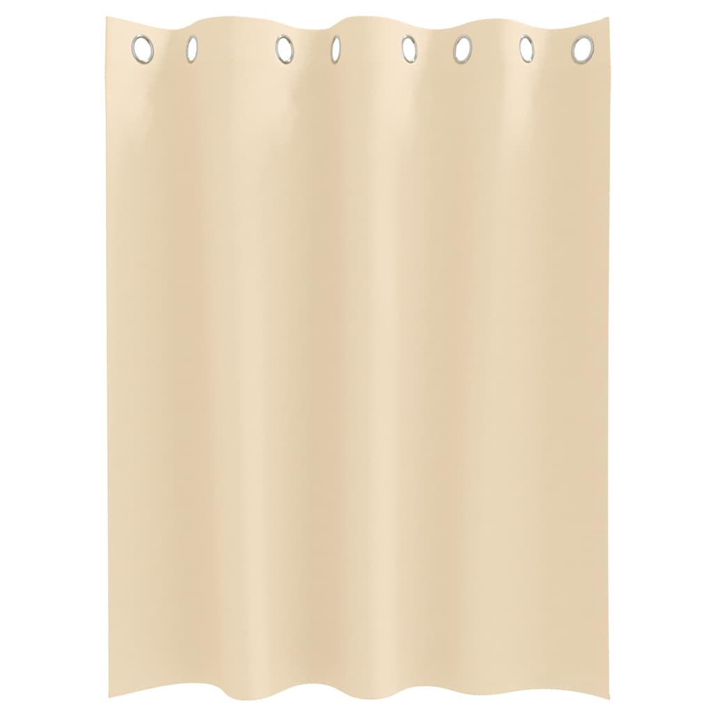 Verdunkelungs-Vorhänge Mit Ringen 2 Pcs 140 X Creme
