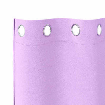Verdunkelungs-Vorhänge Mit Ringen 2 Pcs 140 X Lila