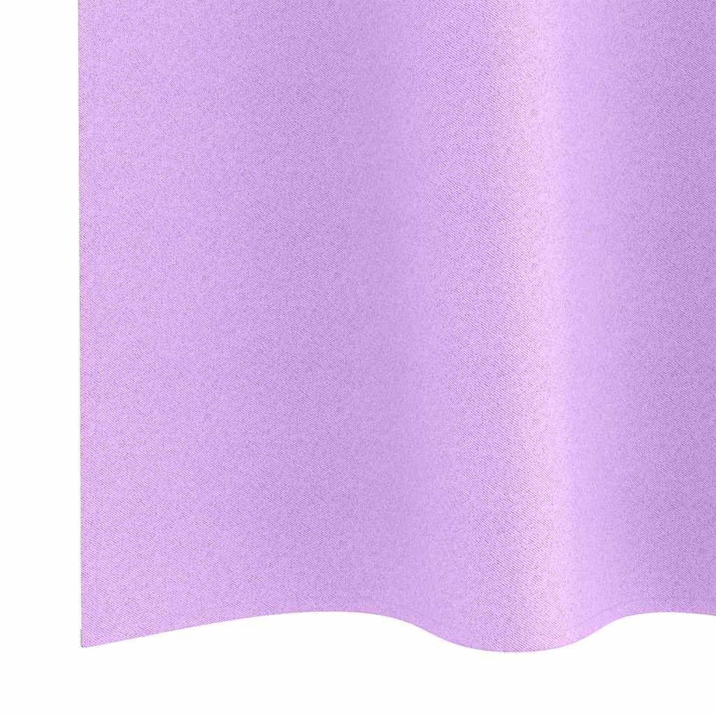 Verdunkelungs-Vorhänge Mit Ringen 2 Pcs 140 X Lila