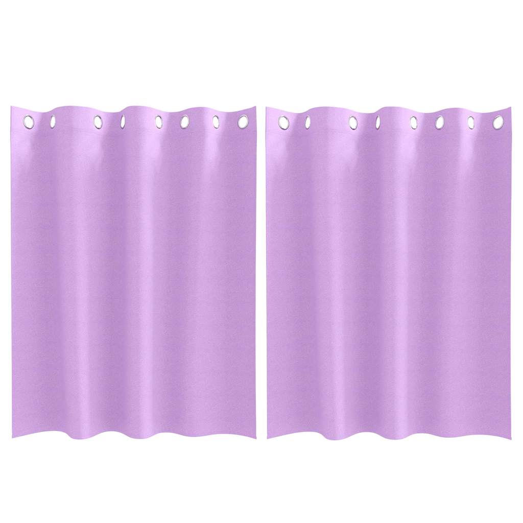 Verdunkelungs-Vorhänge Mit Ringen 2 Pcs 140 X Lila