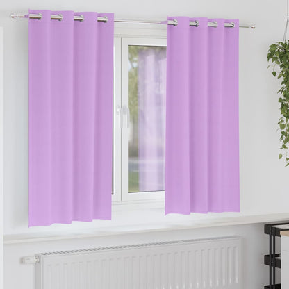 Verdunkelungs-Vorhänge Mit Ringen 2 Pcs 140 X Lila