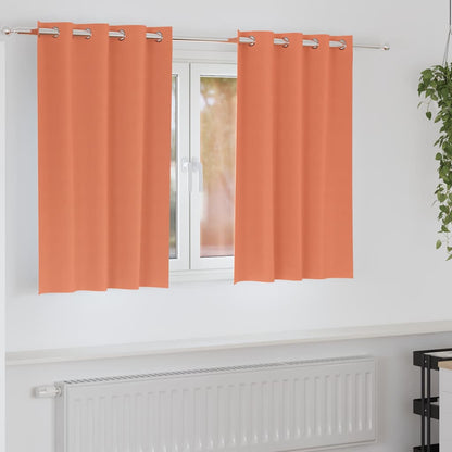 Verdunkelungs-Vorhänge Mit Ringen 2 Pcs 140 X Terrakotta