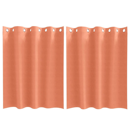 Verdunkelungs-Vorhänge Mit Ringen 2 Pcs 140 X Terrakotta