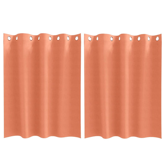 Verdunkelungs-Vorhänge Mit Ringen 2 Pcs 140 X Terrakotta