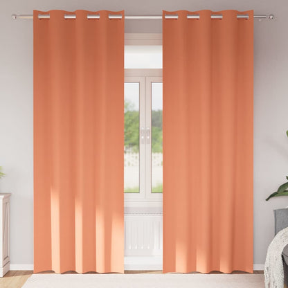 Verdunkelungs-Vorhänge Mit Ringen 2 Pcs 140 X Terrakotta