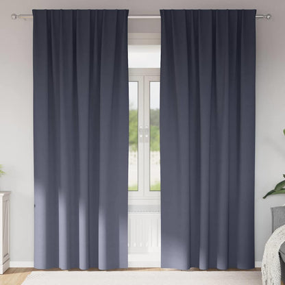 Verdunkelungs-Vorhänge Mit Ringen 2 Pcs 140 X Anthrazit