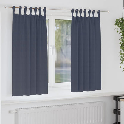 Verdunkelungs-Vorhänge Mit Ringen 2 Pcs 140 X Anthrazit