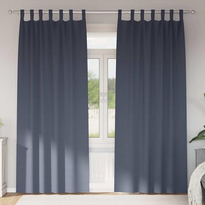 Verdunkelungs-Vorhänge Mit Ringen 2 Pcs 140 X Anthrazit