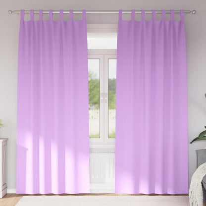 Verdunkelungs-Vorhänge Mit Ringen 2 Pcs 140 X Lila
