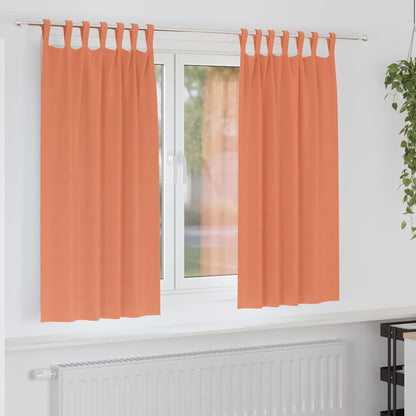 Verdunkelungs-Vorhänge Mit Ringen 2 Pcs 140 X Terrakotta