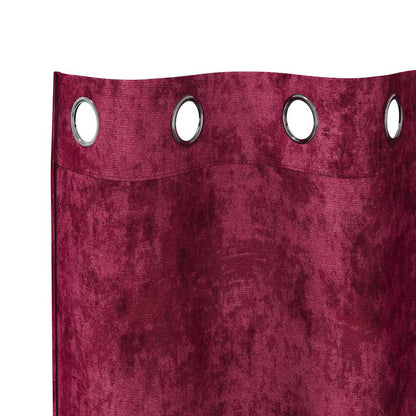 Samtvorhänge Mit Vorhängen 2 Pcs Weinrot 245 X 140 Cm Samt