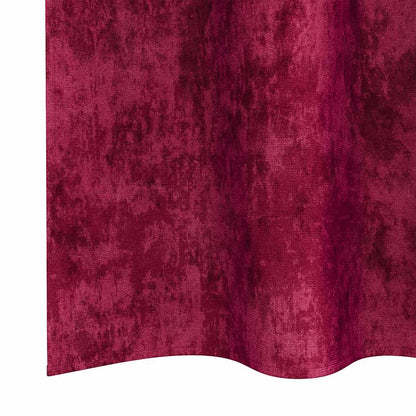 Samtvorhänge Mit Vorhängen 2 Pcs Weinrot 245 X 140 Cm Samt