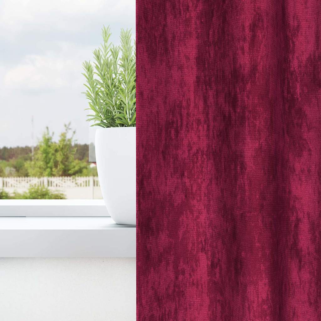 Samtvorhänge Mit Vorhängen 2 Pcs Weinrot 245 X 140 Cm Samt
