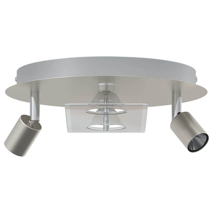 Deckenstrahler Nickel 29 X 29 X 11 Cm Stahl Und Glas