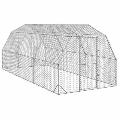 Hühnerstall 2,5X2X2,25 M Verzinkter Stahl