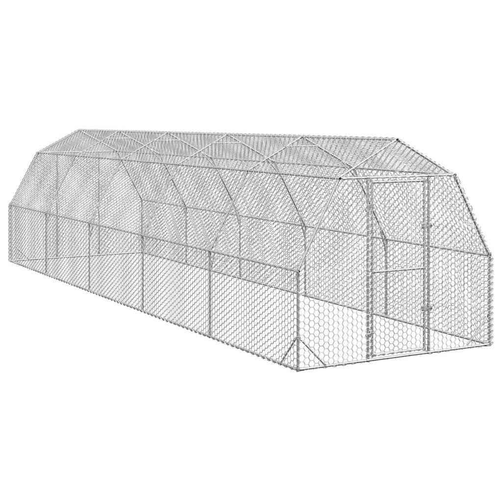 Hühnerstall 2,5X2X2,25 M Verzinkter Stahl