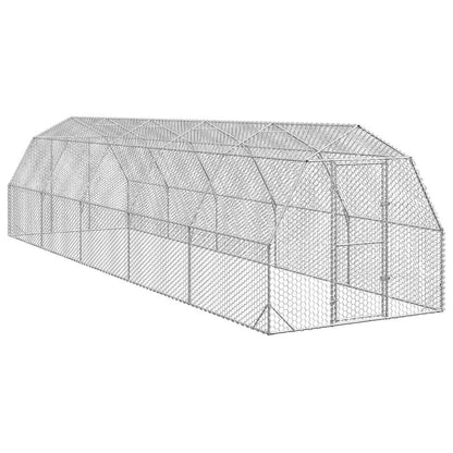 Hühnerstall 2,5X2X2,25 M Verzinkter Stahl