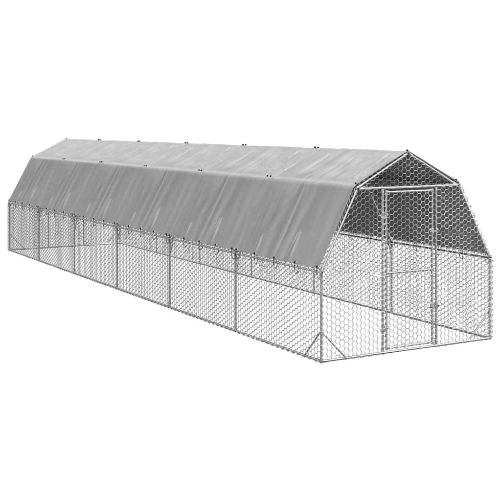 Hühnerstall 2,5X2X2,25 M Verzinkter Stahl