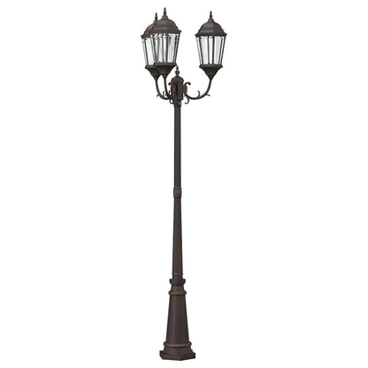 Garten-Licht 61 X 53 X 235 Cm Aluminium Und Glas