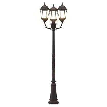 Garten-Licht 61 X 53 X 235 Cm Aluminium Und Glas