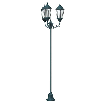 Garten-Licht Vintage Gebürstetes Grün 57 X 49 X 241 Cm