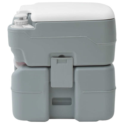 Camping-Toilette Grau 41,5 X 36,5 X 42 Cm