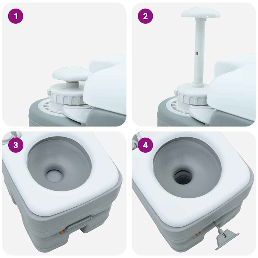 Camping-Toilette 41,5 X 36,5 X 37,5 Cm