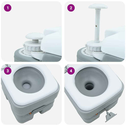 Camping-Toilette 41,5 X 36,5 X 37,5 Cm