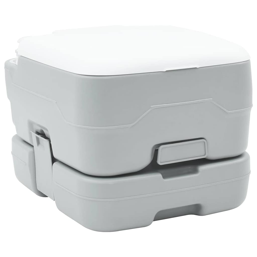Camping-Toilette Helles Blau Und Weiß 41,5 X 36,5 X 30 Cm