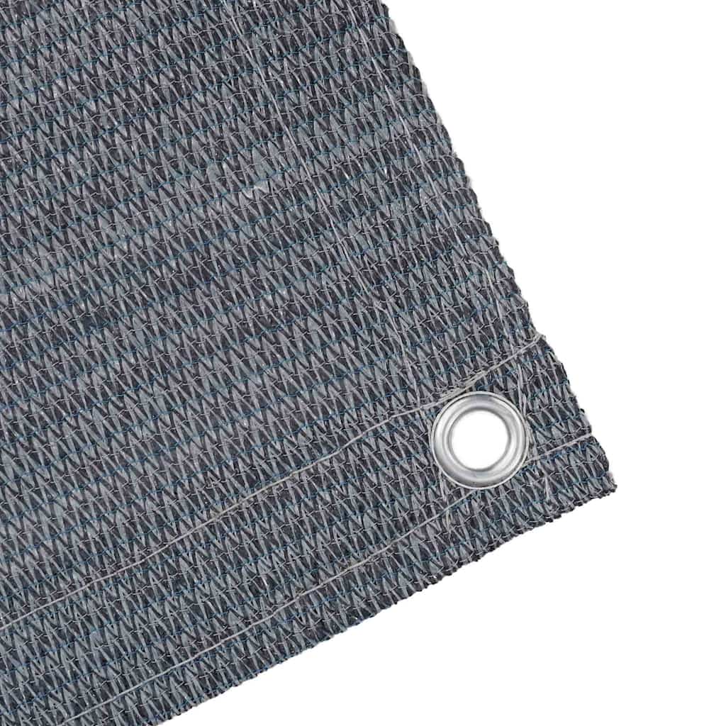 Zeltteppich Blau Und Grau 400 X 250 Cm Polyethylen Blau-Grau