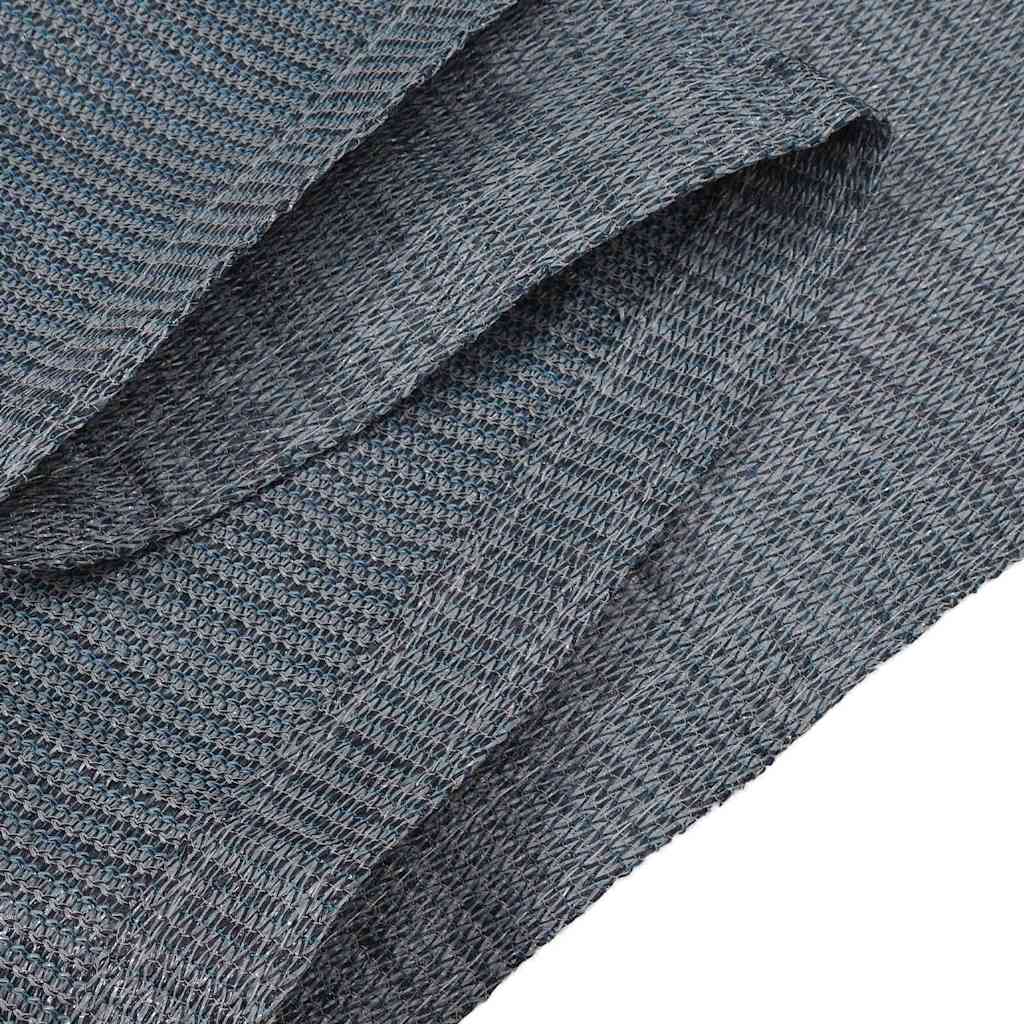 Zeltteppich Blau Und Grau 400 X 250 Cm Polyethylen Blau-Grau