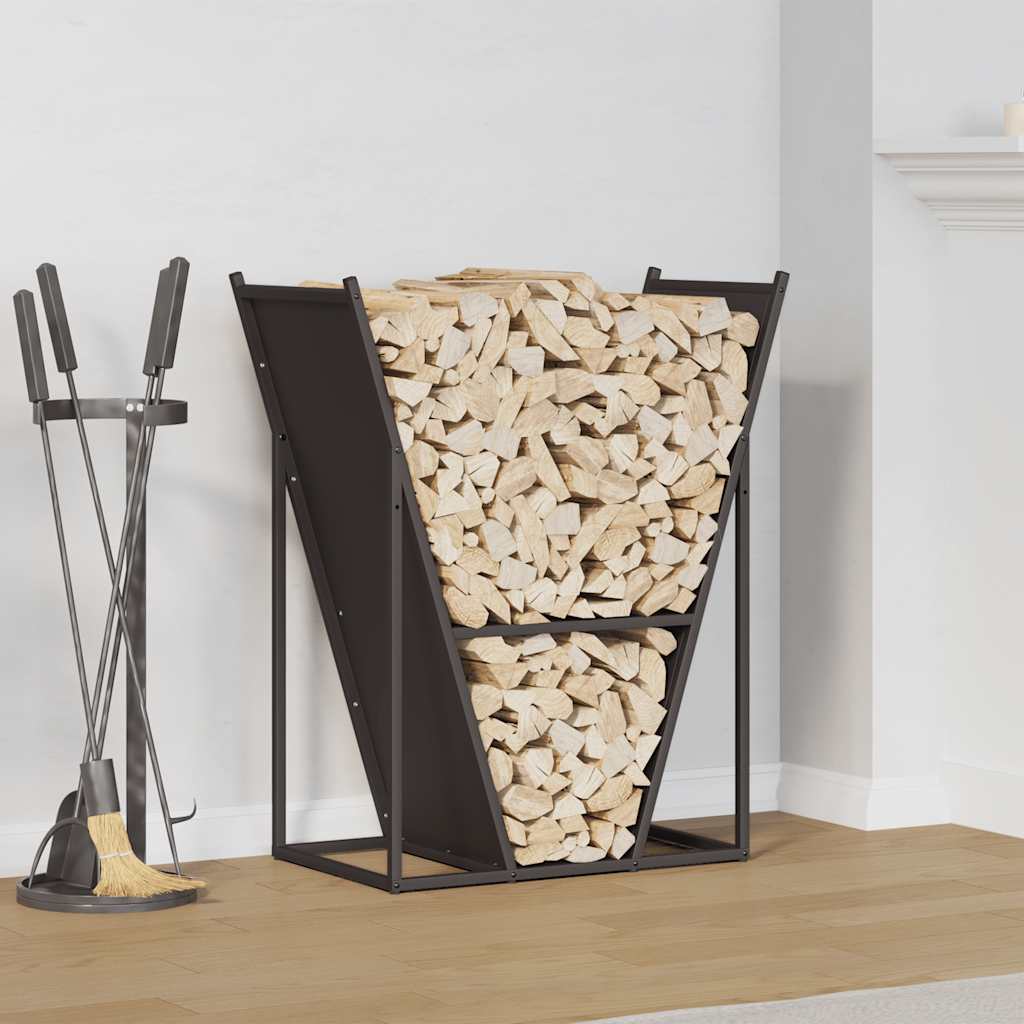 Brennholzregal 69,5X35X81 Cm Kaltgewalzter Stahl