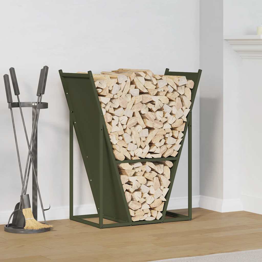 Brennholzregal 69,5X35X81 Cm Kaltgewalzter Stahl