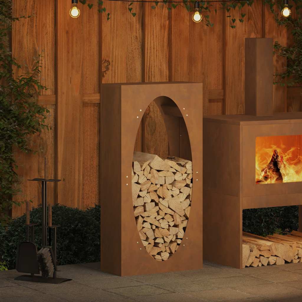 Brennholzregal 50X23X100 Cm Kaltgewalzter Stahl