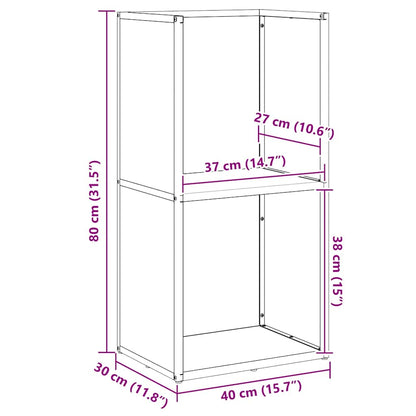 Brennholzregal 40X30X80 Cm Kaltgewalzter Stahl