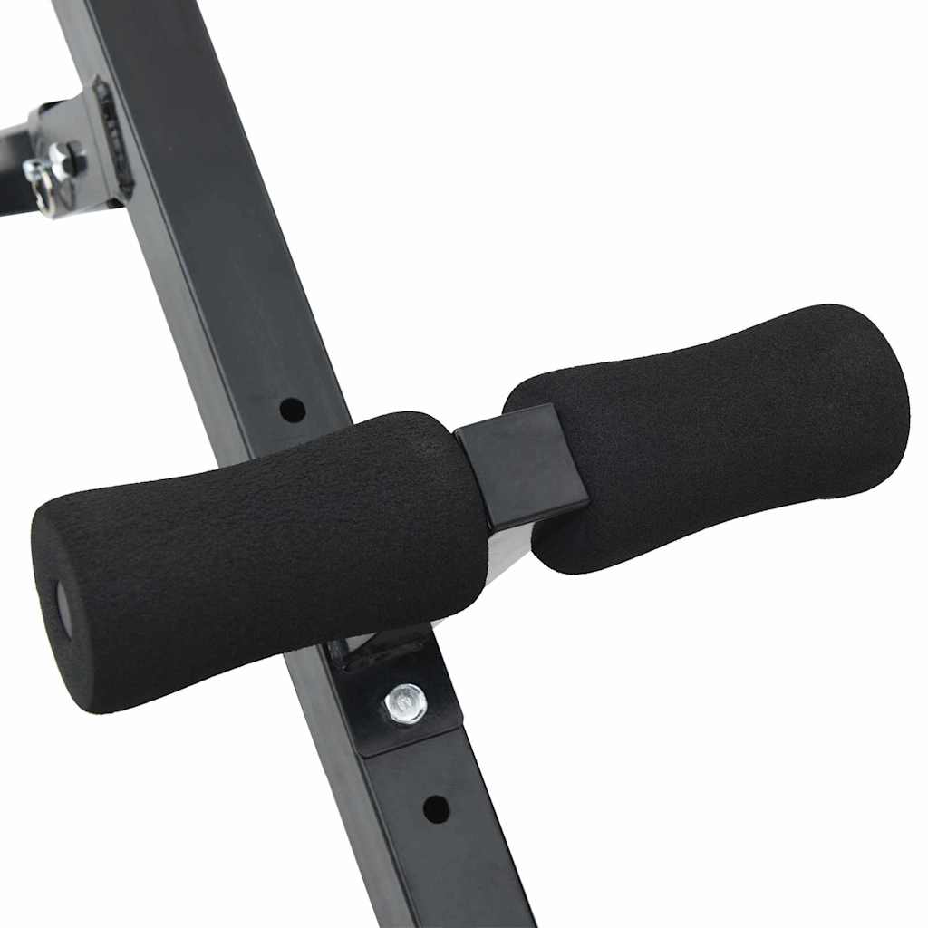 Hyperextensionsbank Schwarz 100,5 X 70 X 78 Cm