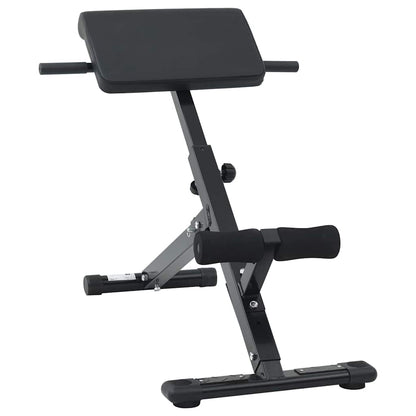 Hyperextensionsbank Schwarz 100,5 X 70 X 78 Cm