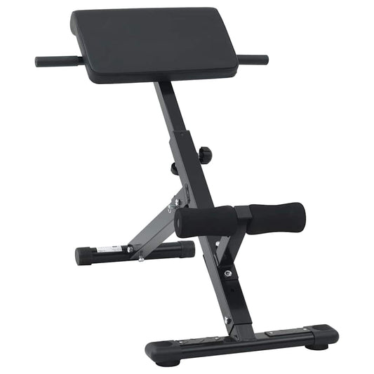 Hyperextensionsbank Schwarz 100,5 X 70 X 78 Cm