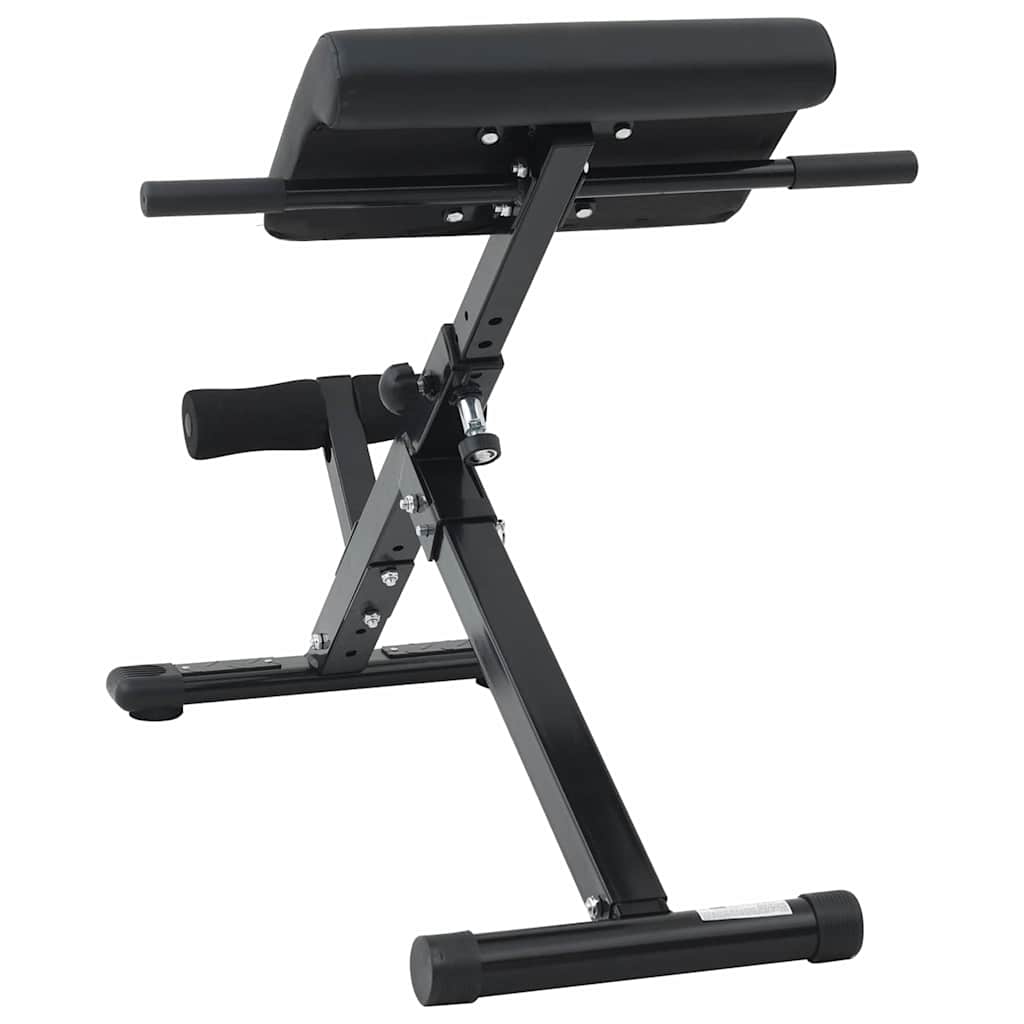 Hyperextensionsbank Schwarz 100,5 X 70 X 78 Cm