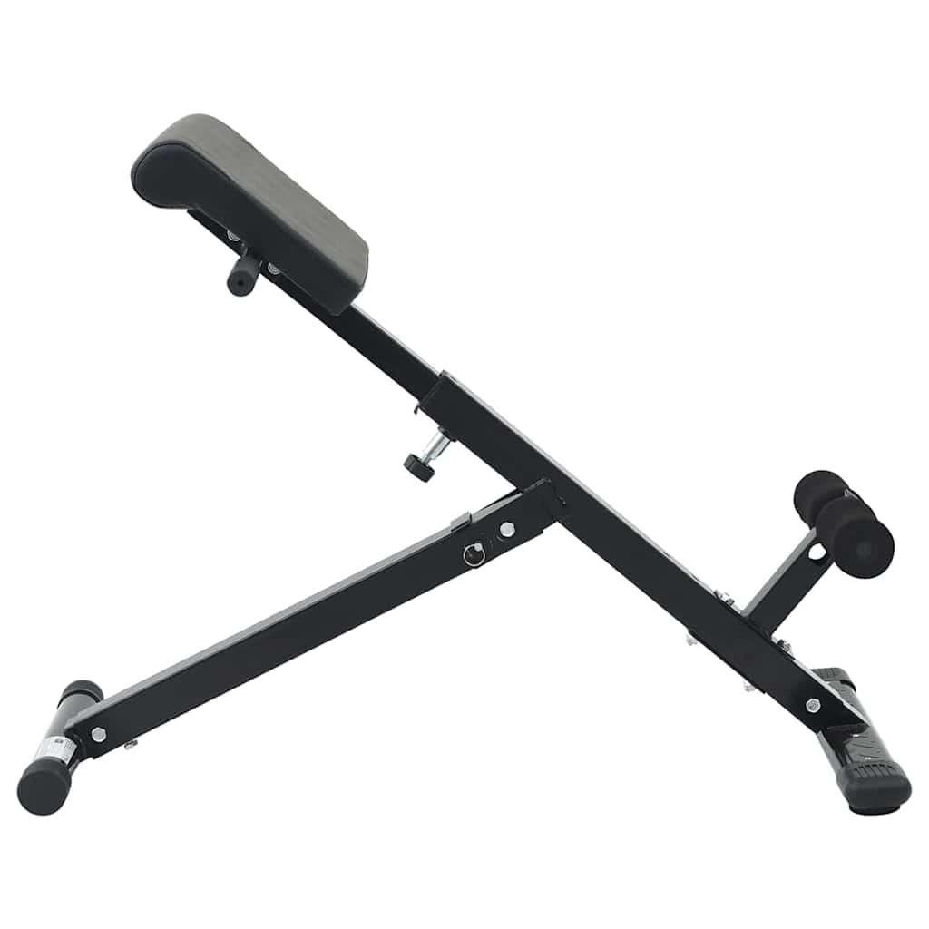 Hyperextensionsbank Schwarz 100,5 X 70 X 78 Cm