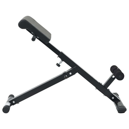 Hyperextensionsbank Schwarz 100,5 X 70 X 78 Cm