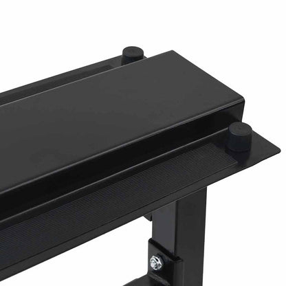 Hantel Rack Schwarz 99 X 45 X 95,5 Cm Pulverbeschichteter Stahl