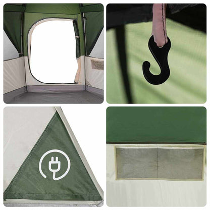 Cabin Zelt 3-Personen Mit Dach Und Weiß 320 X 320 X 203 Cm