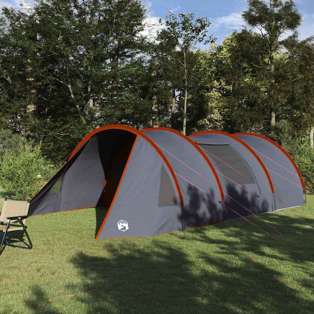 Tunnelzelt 4-Personen Mit Dach Und Grau 778 X 356 X 210 Cm