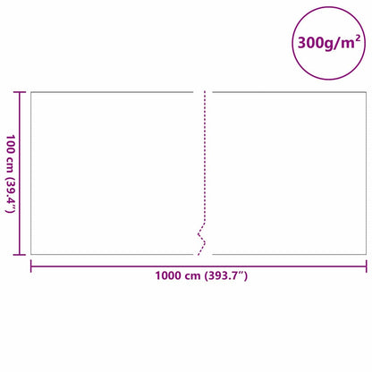 Teichvlies Grau Polyester Und Baumwolle