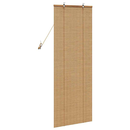 Rollo Mit Vorhängen Bambus