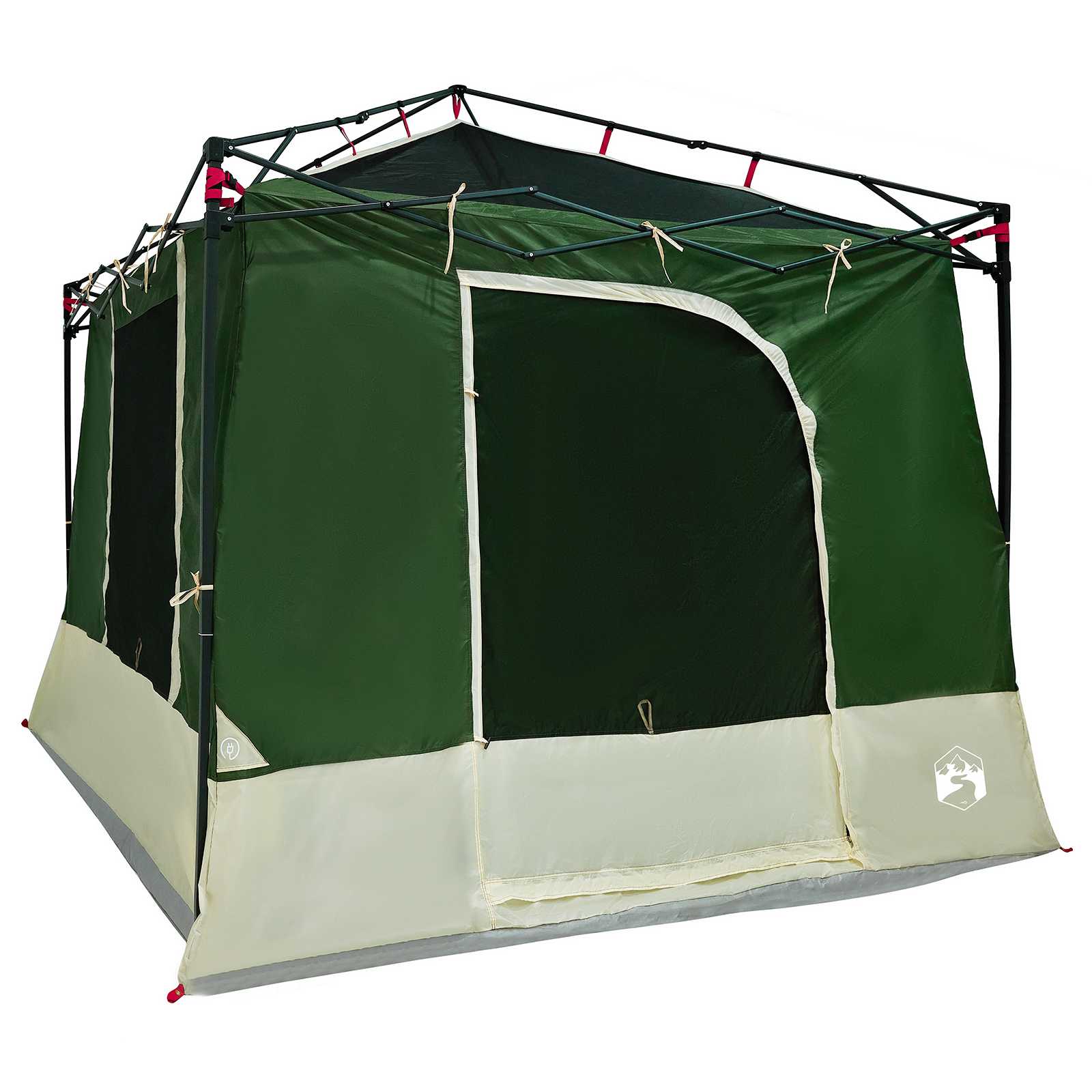 Camping-Zelt-Set Mit Dach 2 Pcs Taffeta Und Stoff