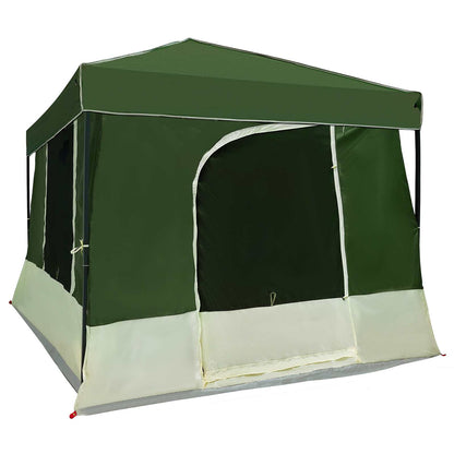 Camping-Zelt-Set Mit Dach 2 Pcs Taffeta Und Stoff