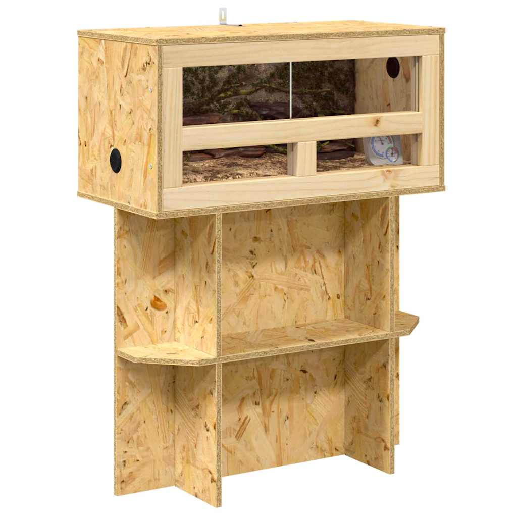 Terrarium Braun 60 X 30 X 80 Cm Osb