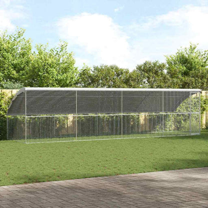 Hühnerkäfig Silber 2 X 2 X 2 M Verzinkter Stahl